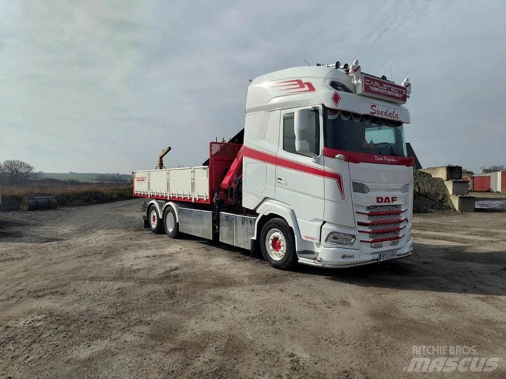 DAF XG Kran/Tipp رافعات صالحة لكل أنواع الطرق