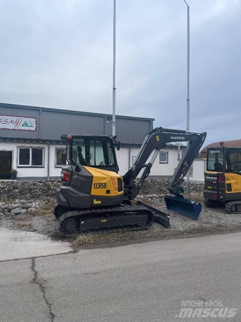 Volvo ECR 58 F حفارات صغيرة أقل من 7 طن (حفارات صغيرة)
