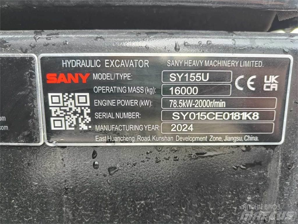 Sany SY155U حفارات زحافة