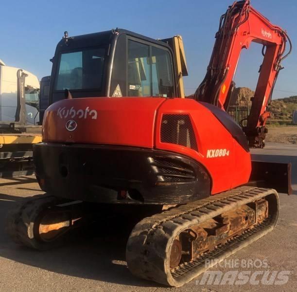 Kubota KX 080-4 حفارات وسط 7 طن - 12 طن