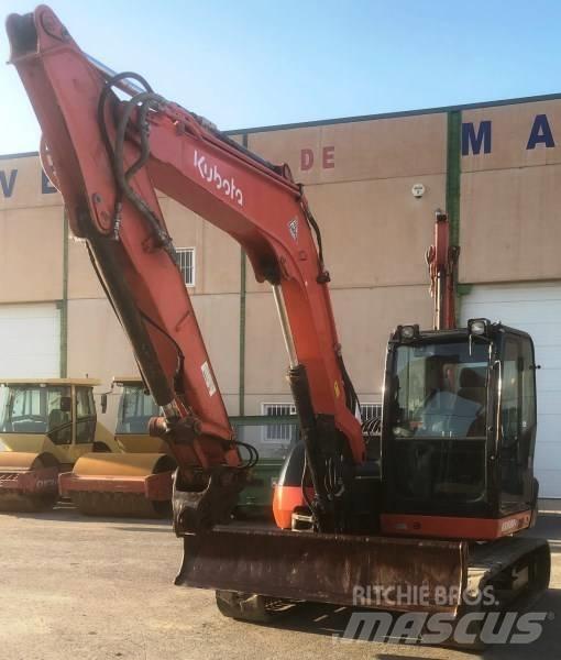 Kubota KX 080-4 حفارات وسط 7 طن - 12 طن