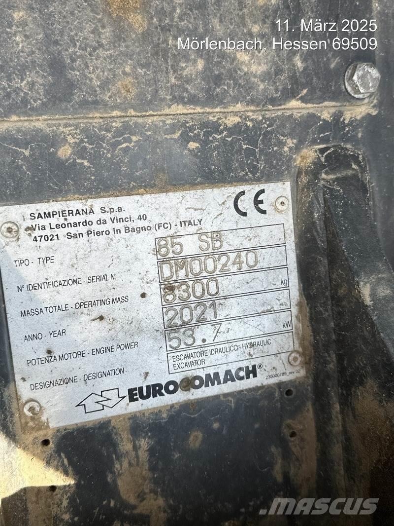 Eurocomach 85SB حفارات صغيرة أقل من 7 طن (حفارات صغيرة)