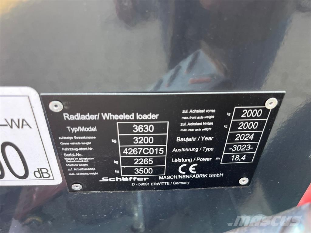 Schäffer 3630 ماكينات زراعية أخرى