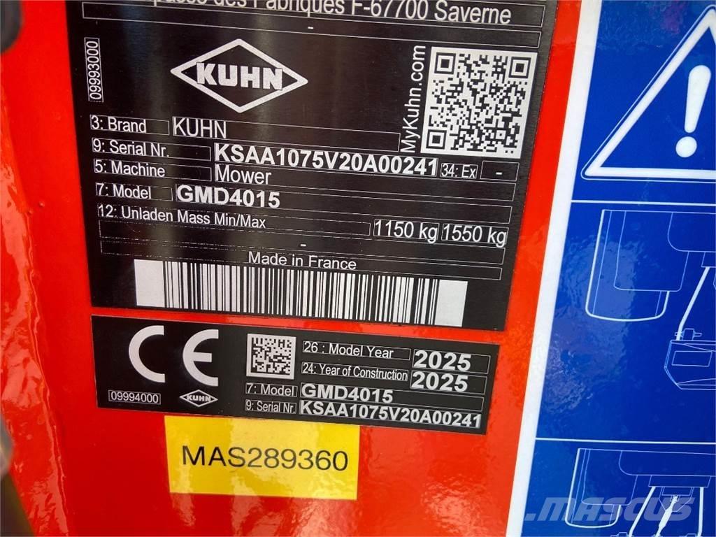 Kuhn GMD4015 جزازات مكيفات