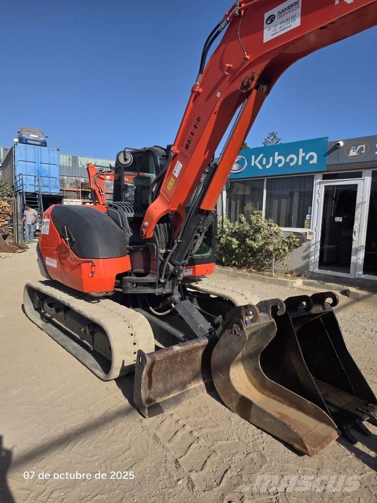 Kubota KX 080-4a2 حفارات وسط 7 طن - 12 طن