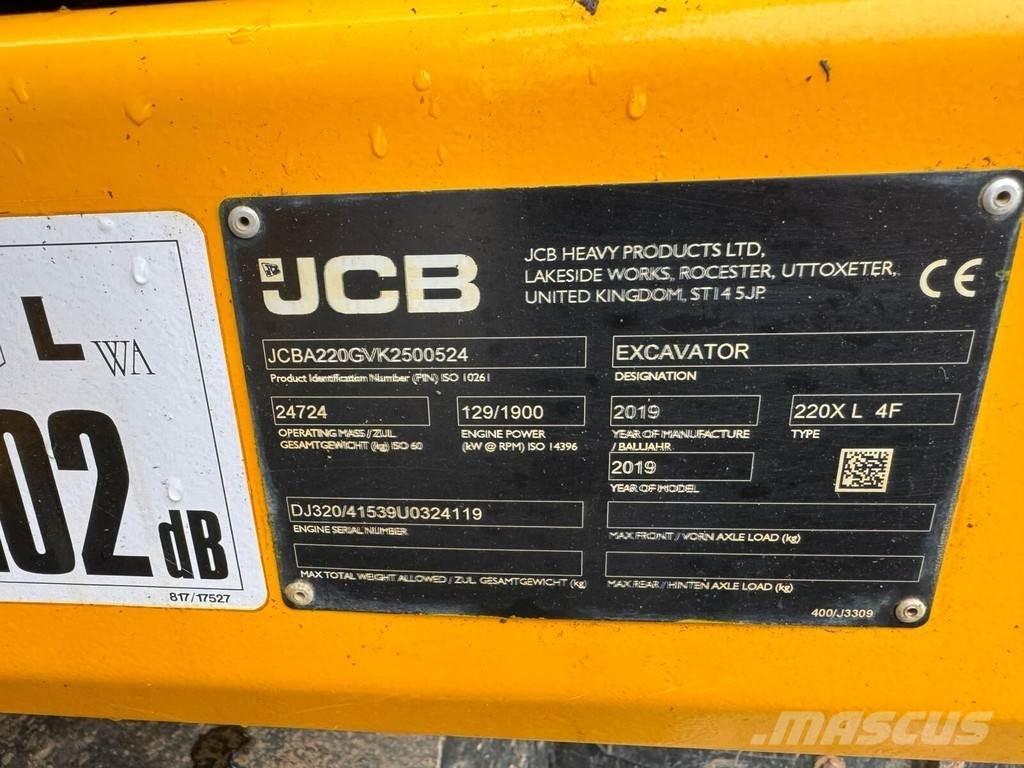 JCB JS220X LC حفارات زحافة
