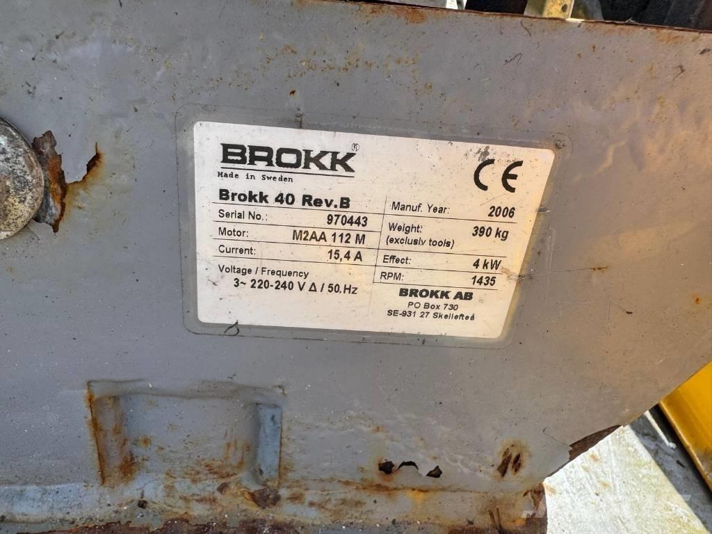 Brokk 40 حفارات هدم