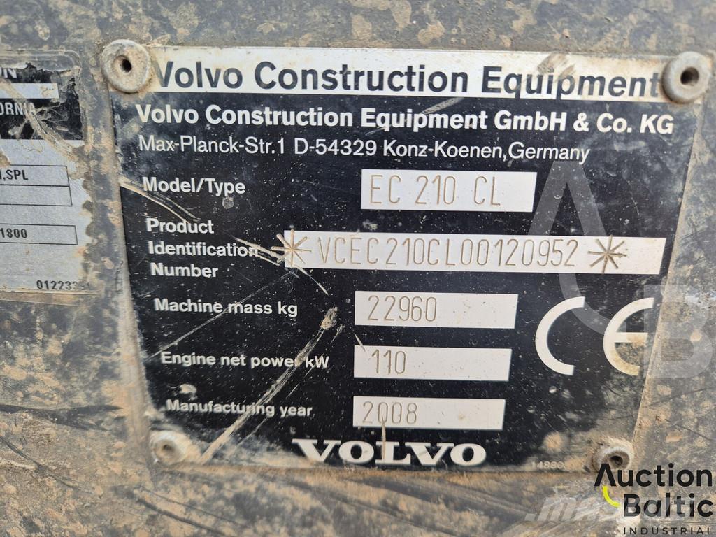 Volvo EC 210 C L حفارات زحافة