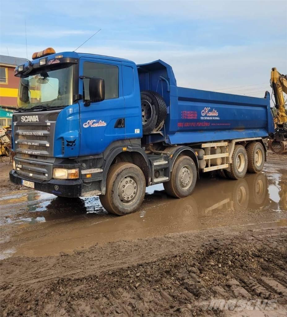 Scania R420 8x4 شاحنات لوادر