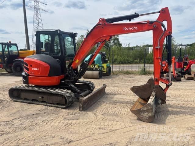 Kubota U 55-4 حفارات صغيرة أقل من 7 طن (حفارات صغيرة)