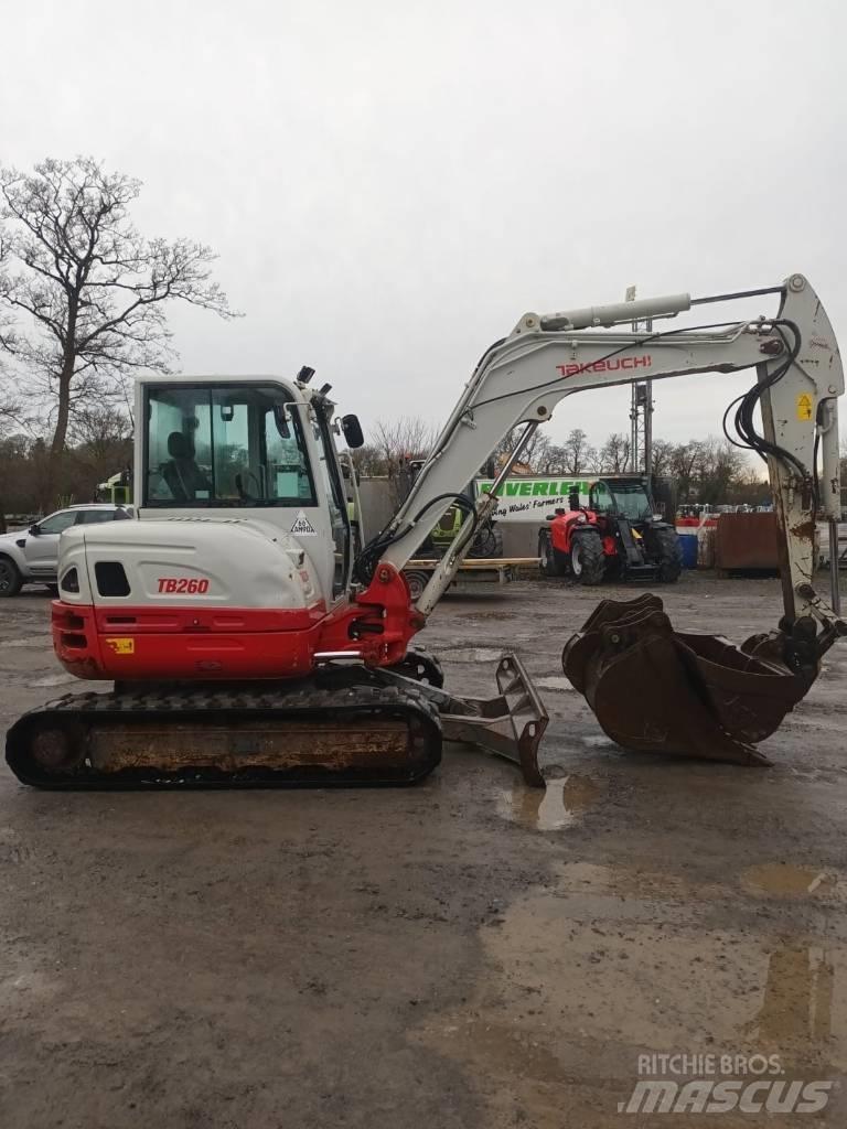 Takeuchi TB 260 حفارات صغيرة أقل من 7 طن (حفارات صغيرة)