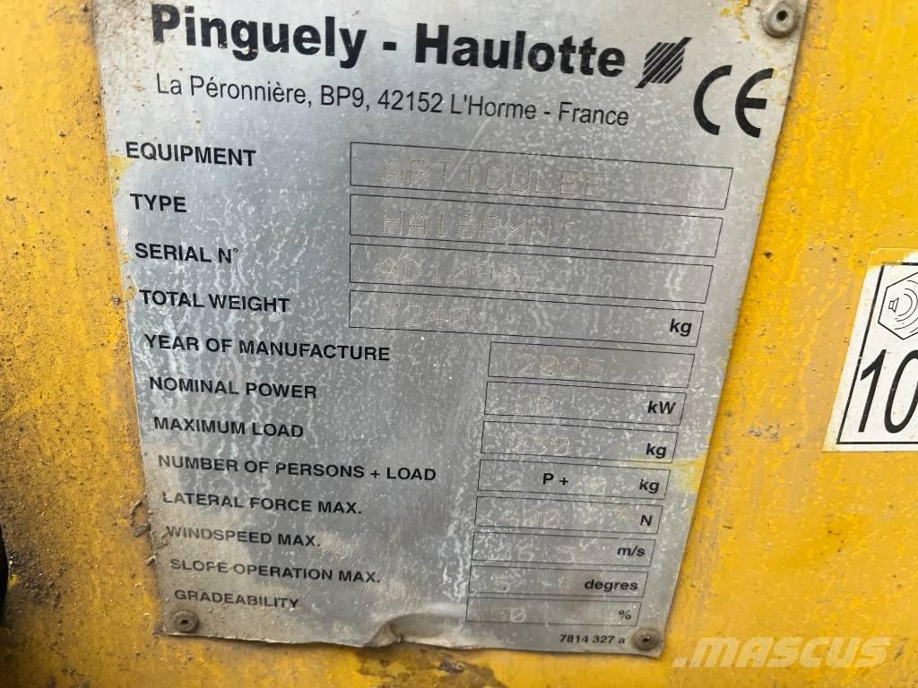 Haulotte HA 16 PX NT رافعات سلة مفصلية