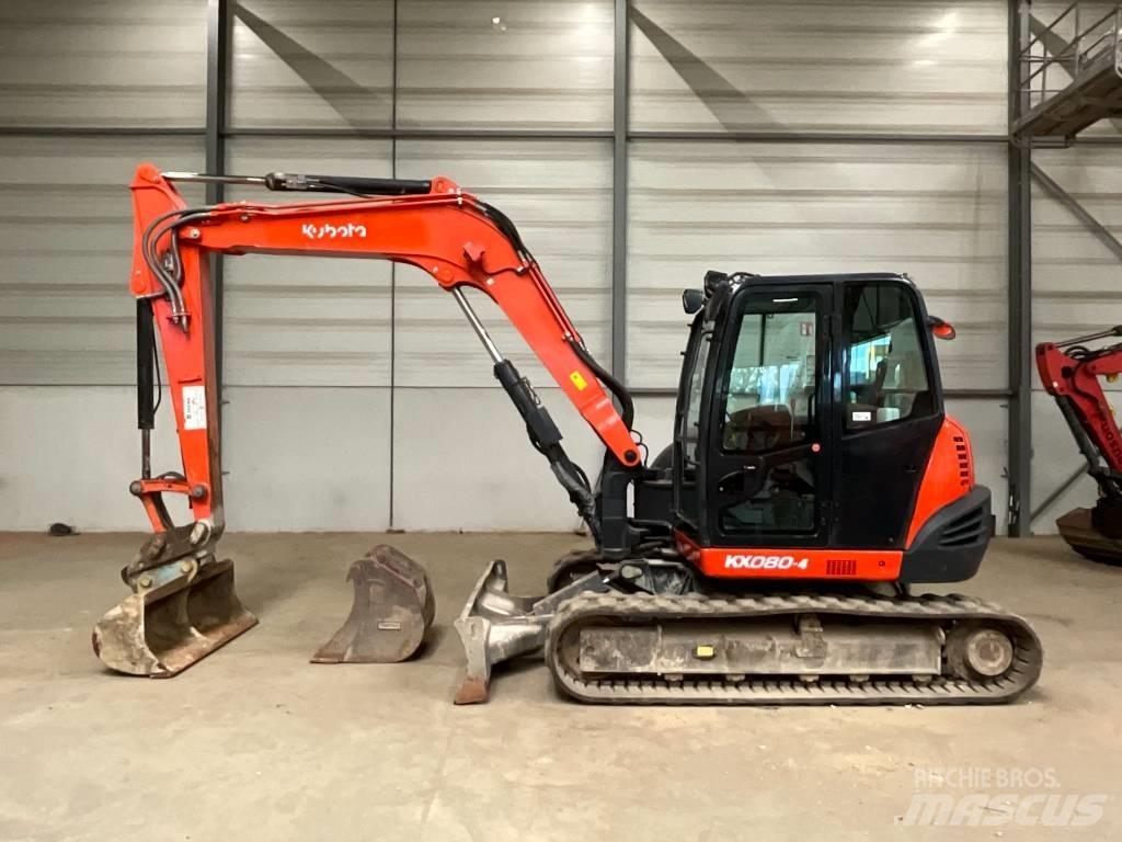 Kubota KX 080-4 حفارات وسط 7 طن - 12 طن