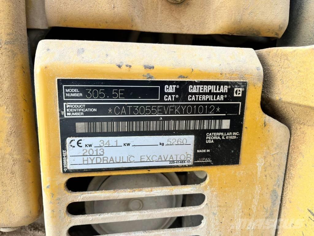 CAT 305.5 حفارات صغيرة أقل من 7 طن (حفارات صغيرة)