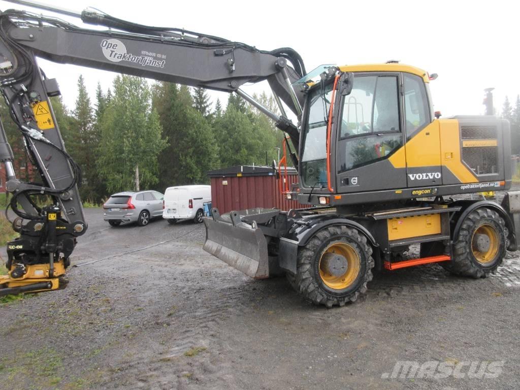 Volvo EW 160 E حفارات بعجل