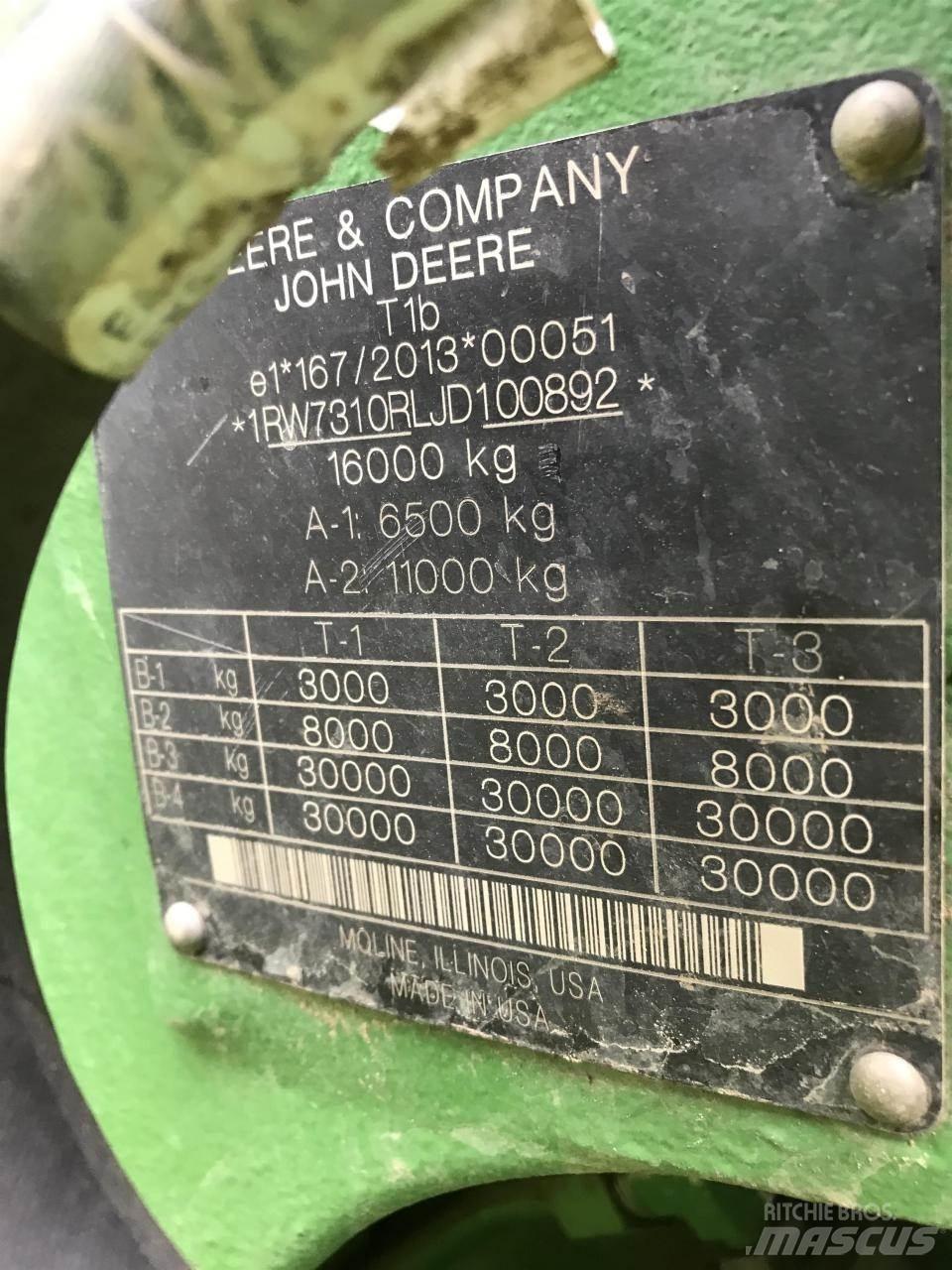John Deere 7310R الجرارات