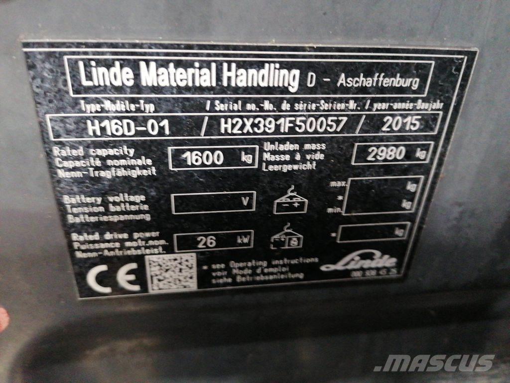 Linde H16D-01 شاحنات الديزل