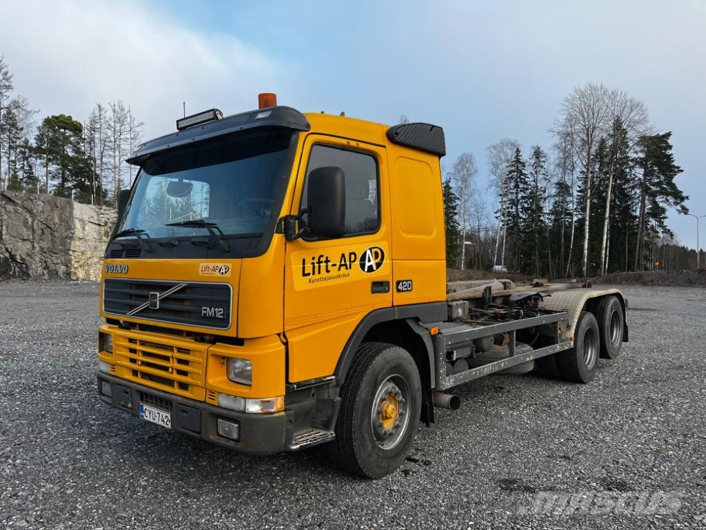 Volvo FM 12 420 شاحنات الرافعات الخطافية