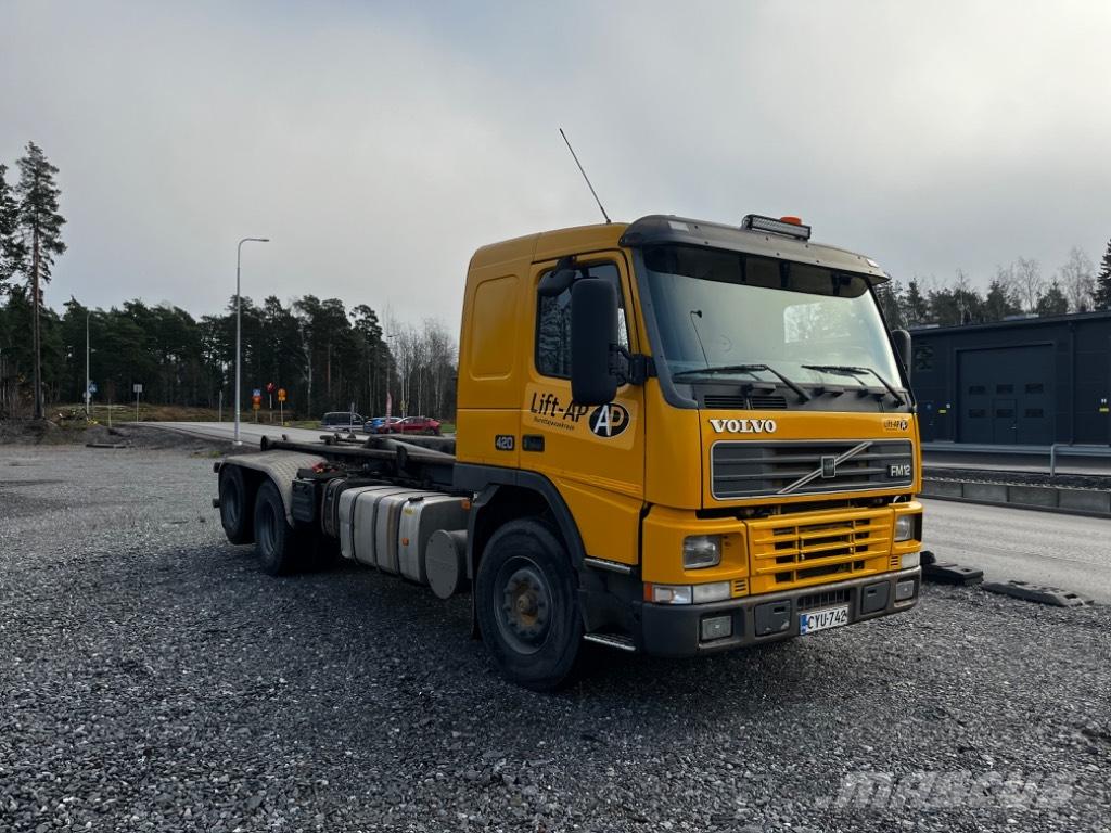 Volvo FM 12 420 شاحنات الرافعات الخطافية
