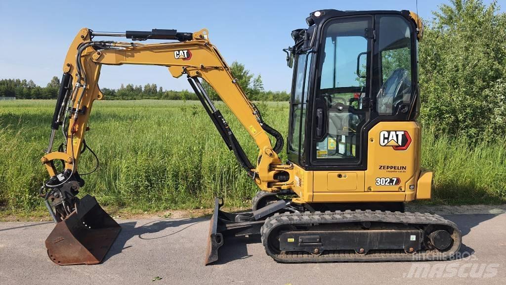 CAT 302.7 DCR 07A حفارات صغيرة أقل من 7 طن (حفارات صغيرة)