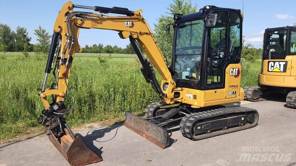 CAT 302.7 DCR 07A حفارات صغيرة أقل من 7 طن (حفارات صغيرة)