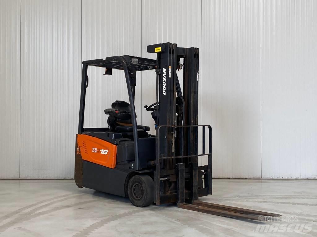 Doosan B18T-7 شاحنات ذات رافعات شوكية تعمل بالكهرباء