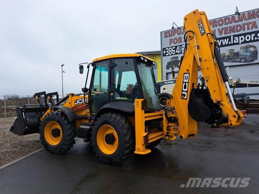 JCB 4 CX SITEMASTER لوادر ذات جرافات عكسية