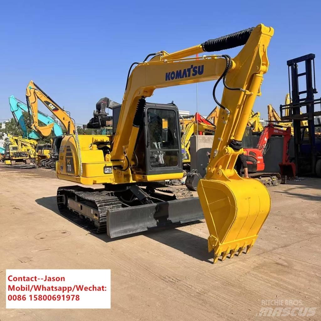 Komatsu PC 70-8 حفارات زحافة