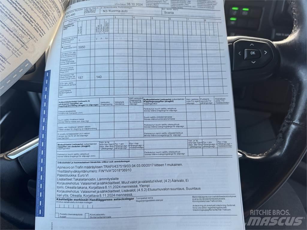 Scania P 320 4X2 شاحنات ذات هيكل صندوقي