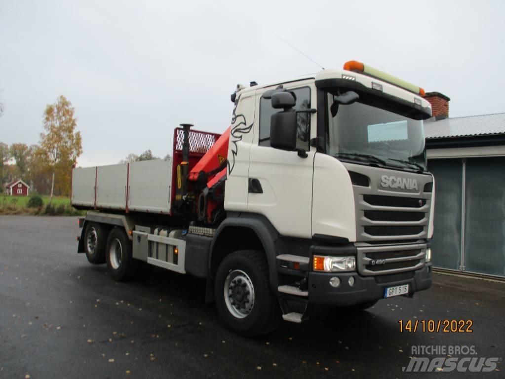 Scania G490cb6x4*4 شاحنات الرافعات