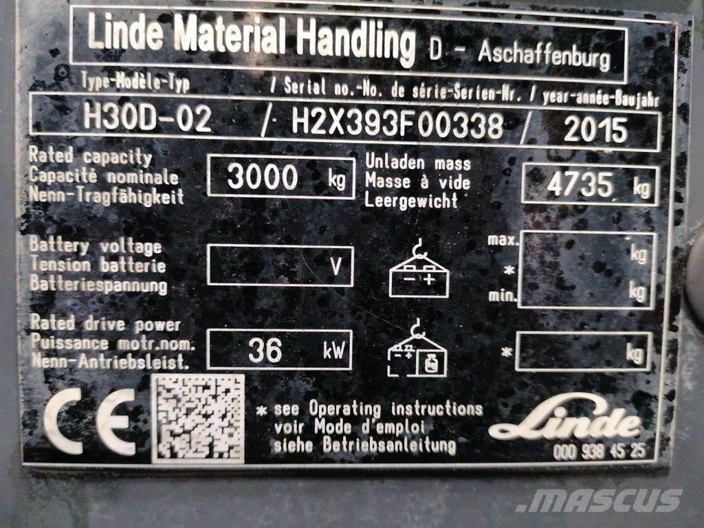 Linde H30D-02 شاحنات الديزل
