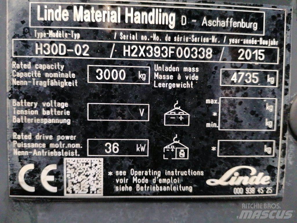 Linde H30D-02 شاحنات الديزل