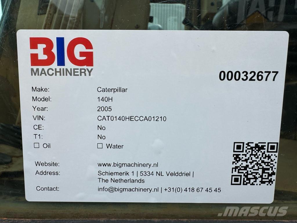 CAT 140H معدات تمهيد الطرق