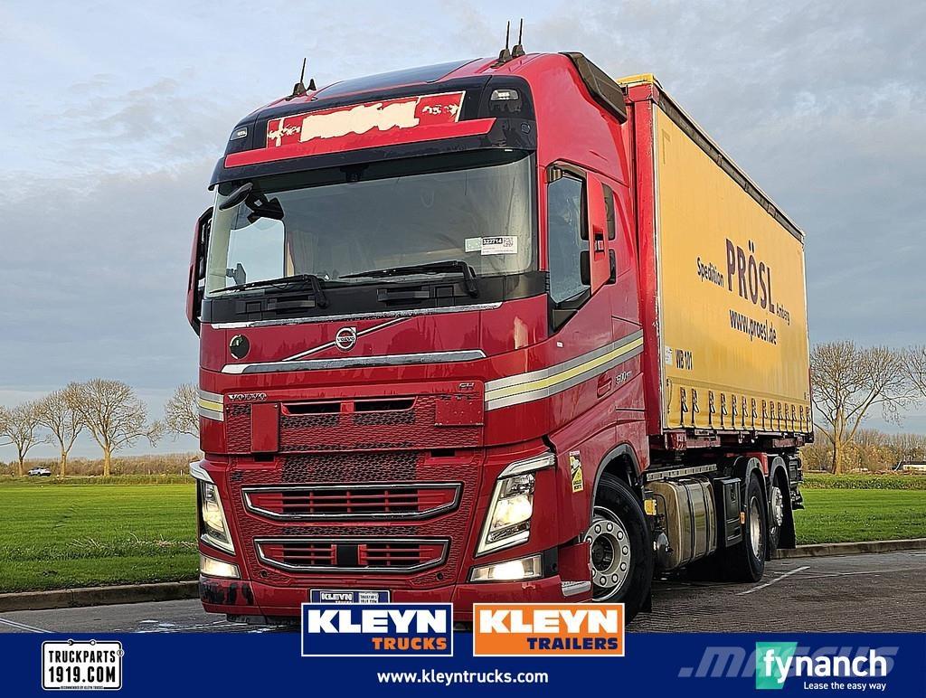 Volvo FH 500 xl شاحنات بغطاء جانبي