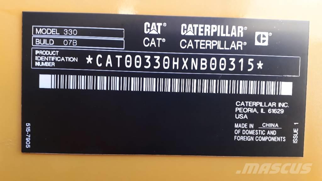 CAT 330 حفارات زحافة