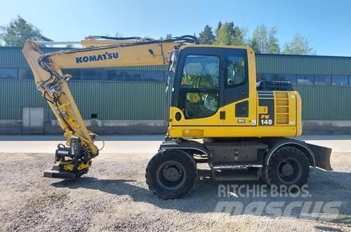 Komatsu PW148-8 حفارات بعجل