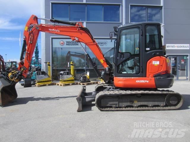 Kubota KX 057-4 حفارات صغيرة أقل من 7 طن (حفارات صغيرة)
