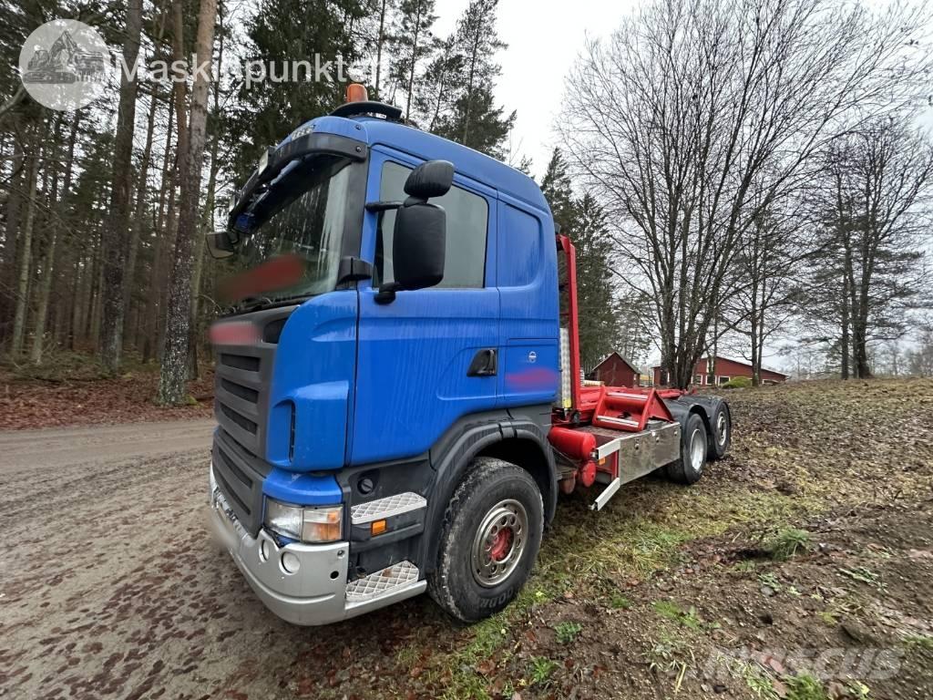 Scania R 480 شاحنات الرافعات الخطافية