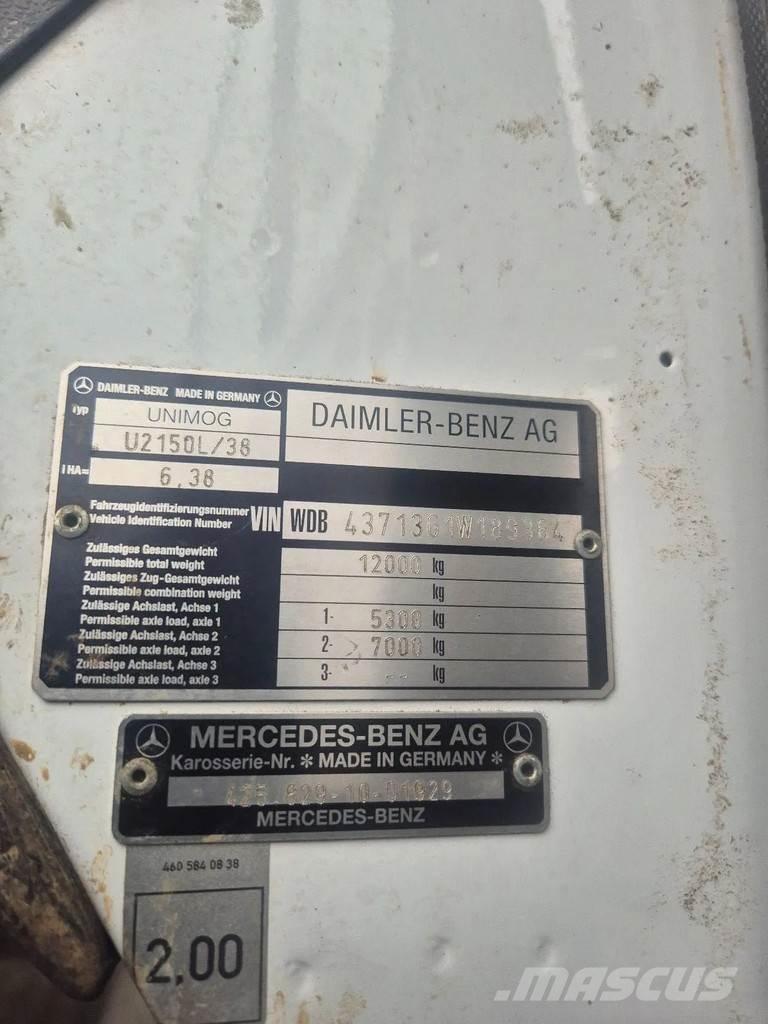 Unimog u 2150l38 معدات الثقب السطحي