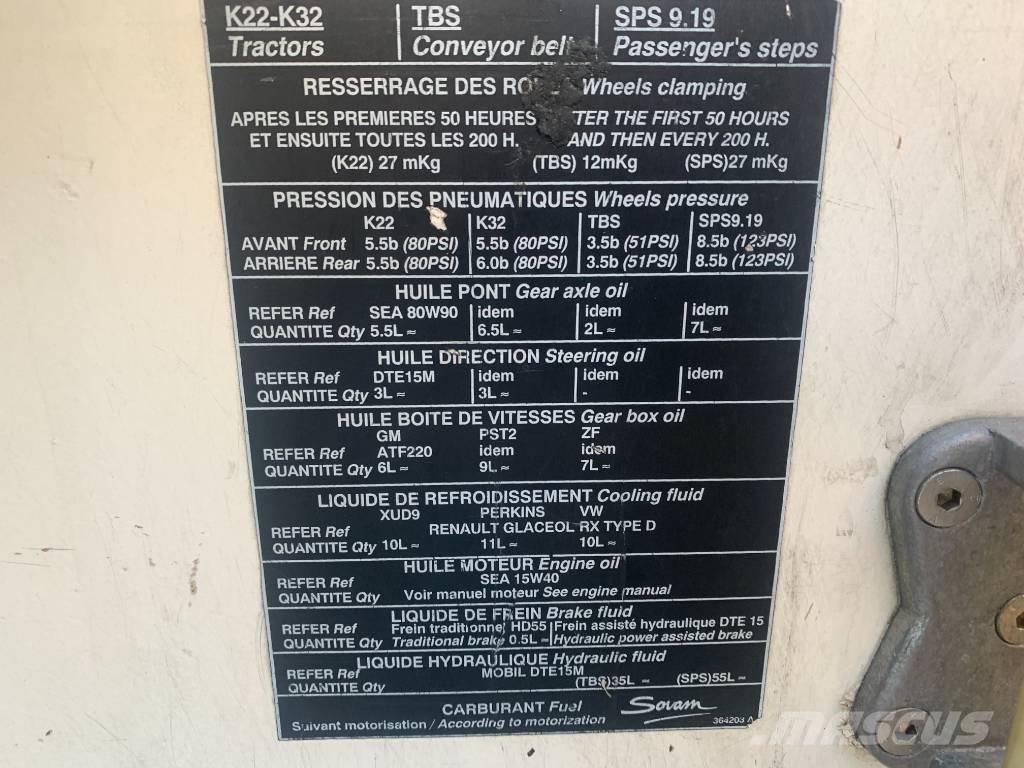 Sovam K22 V-3080 معدات المطار