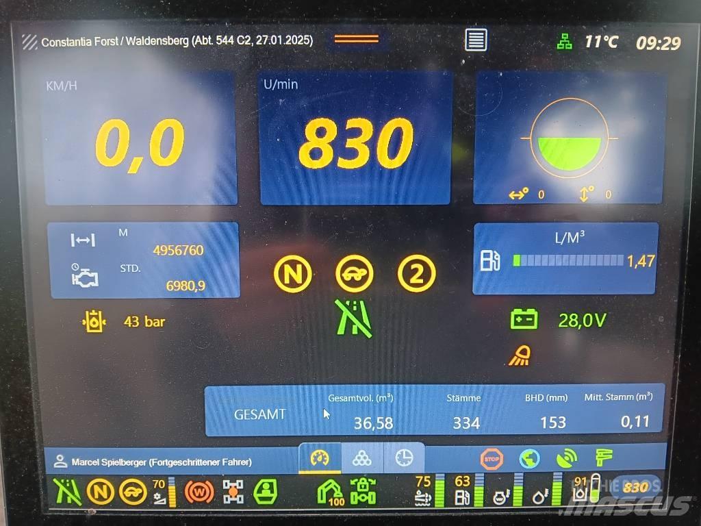Komatsu 901 XC حصادات