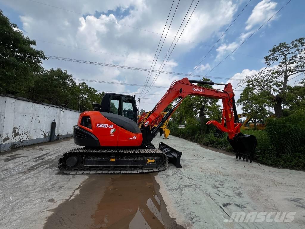 Kubota KX 080-4 CX حفارات وسط 7 طن - 12 طن
