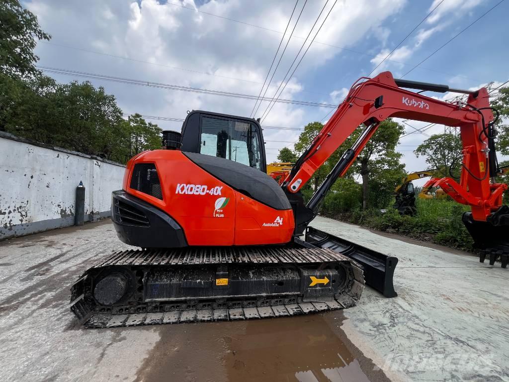 Kubota KX 080-4 CX حفارات وسط 7 طن - 12 طن
