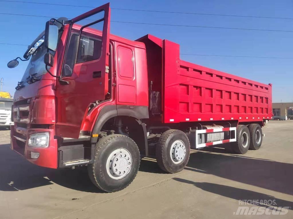 Howo 371 8x4 شاحنات قلابة