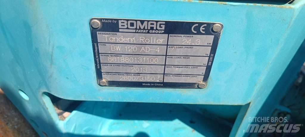 Bomag BW 120 AD-4 مداحل ثنائية الاسطوانة