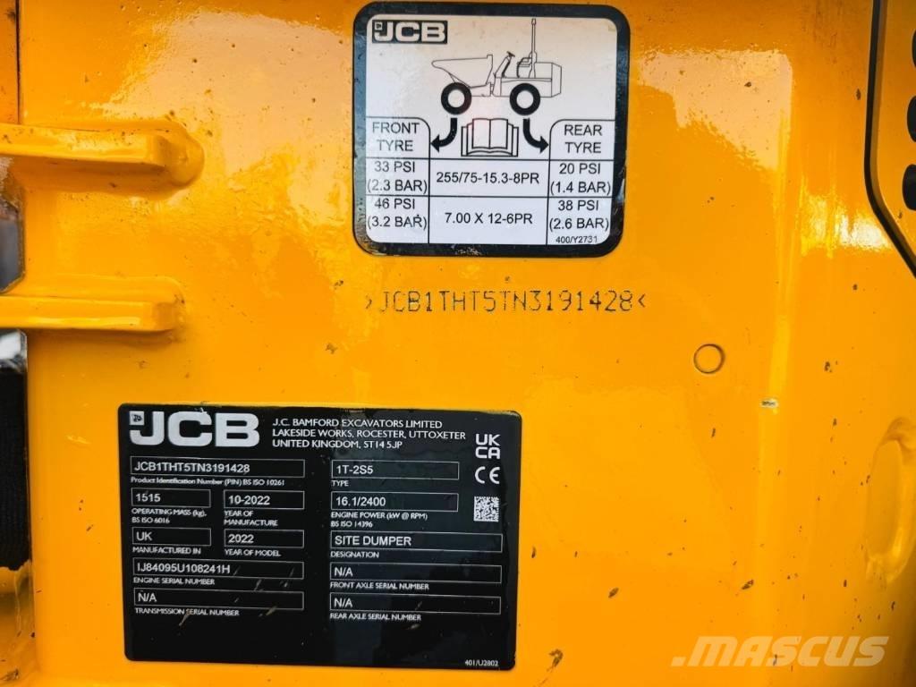 JCB 1T-2HT عربات نقل قلابة للمواقع
