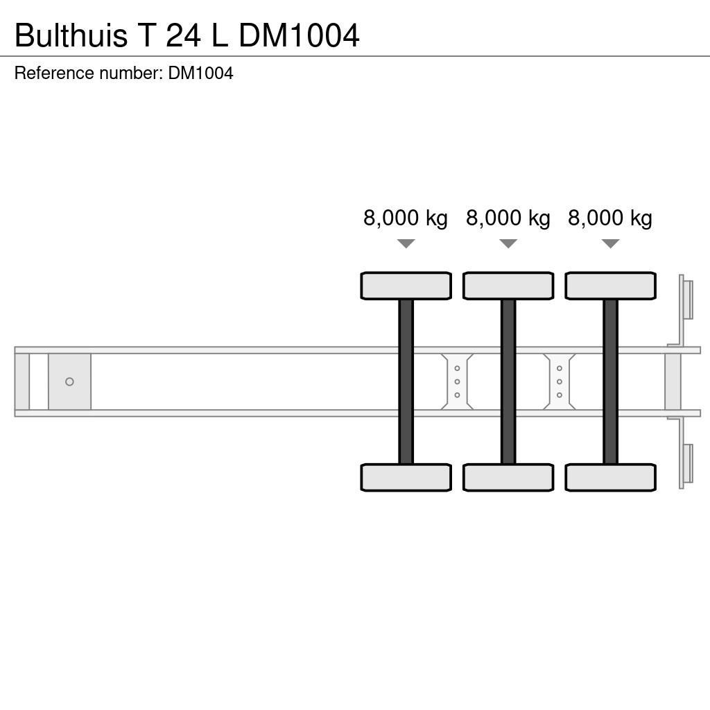 Bulthuis T 24 L نصف مقطورة مسطحة منخفضة