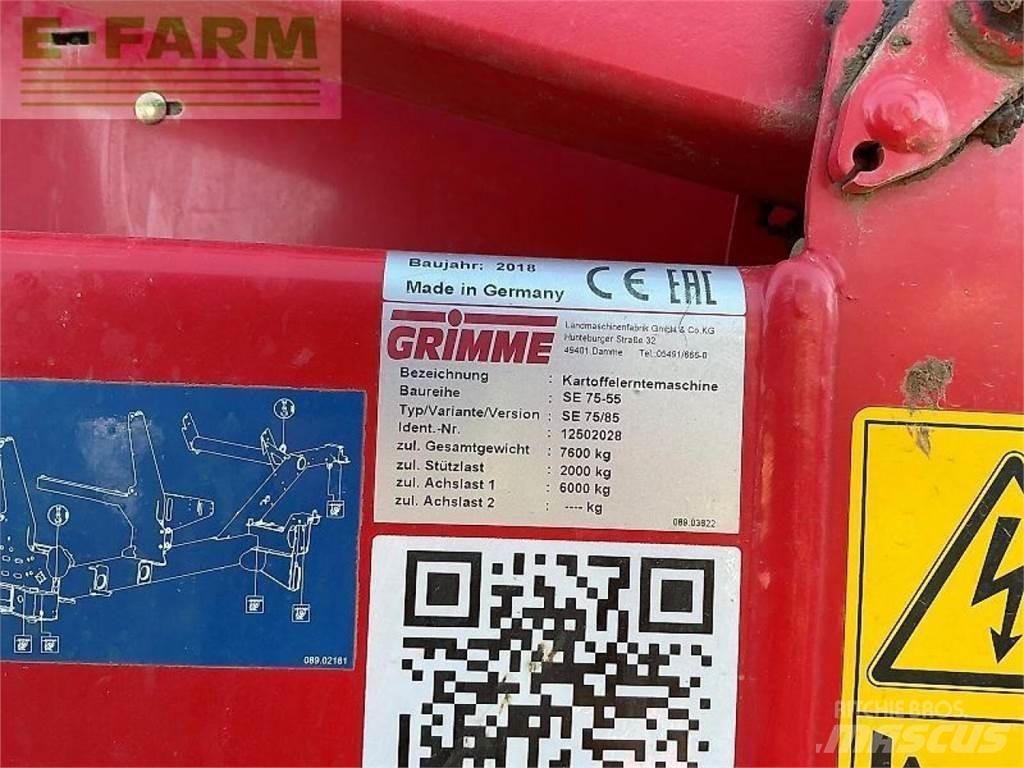 Grimme se 75-55 حفارات وحصادات البطاطس