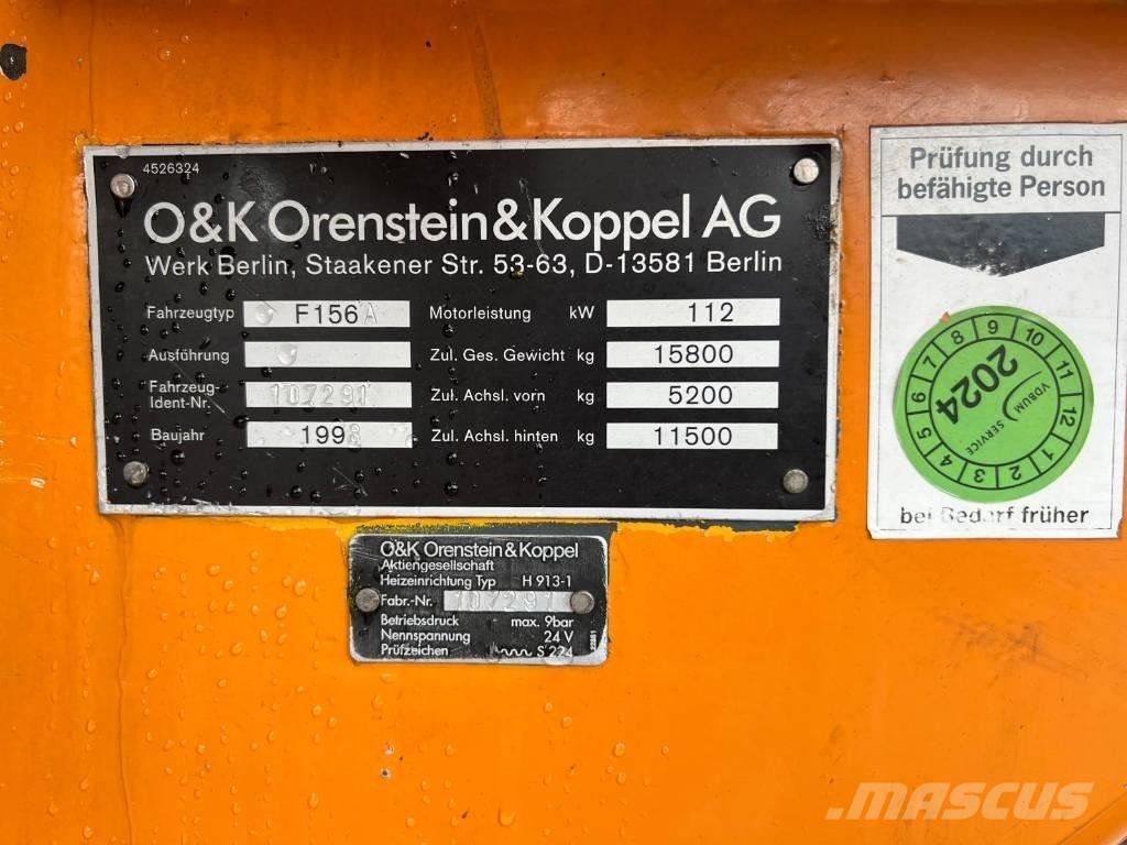 O&K F 156 A معدات تمهيد الطرق