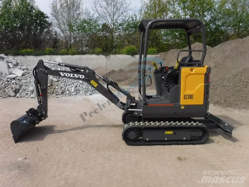 Volvo EC 18 e حفارات صغيرة أقل من 7 طن (حفارات صغيرة)